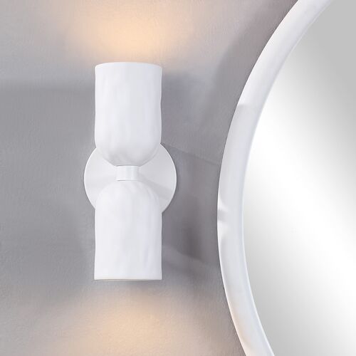 Astra Ceramic Wall Sconce, White 6 Astra Ceramic Wall Sconce, White