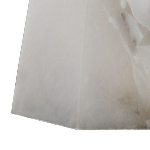 Tempest Alabaster Table Lamp, White 4 Tempest Alabaster Table Lamp, White