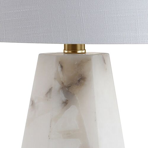 Tempest Alabaster Table Lamp, White 5 Tempest Alabaster Table Lamp, White