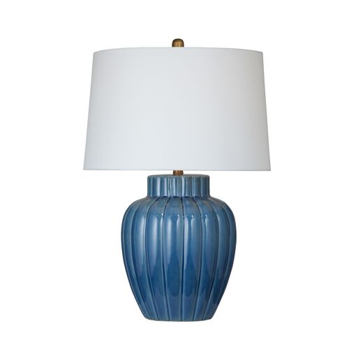 Jacob Ceramic Table Lamp, Blue 1 Jacob Ceramic Table Lamp, Blue