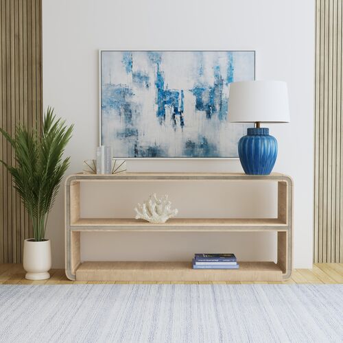 Jacob Ceramic Table Lamp, Blue 2 Jacob Ceramic Table Lamp, Blue