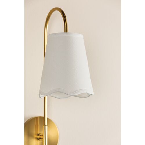 Drew Scallop Wall Sconce 8 Drew Scallop Wall Sconce