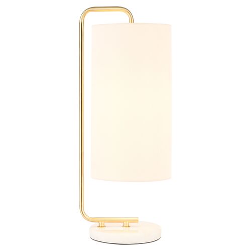 Titus Marble Table Lamp, Gold 3 Titus Marble Table Lamp, Gold