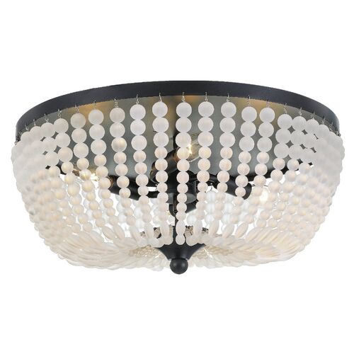 Rylee Flush Mount, Matte Black 1 Rylee Flush Mount, Matte Black