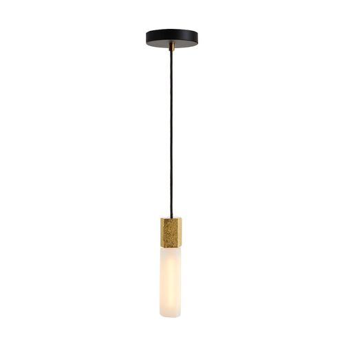Basalt Single Pendant, Brass 1 Basalt Single Pendant, Brass