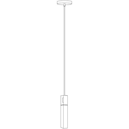 Basalt Single Pendant, Brass 10 Basalt Single Pendant, Brass