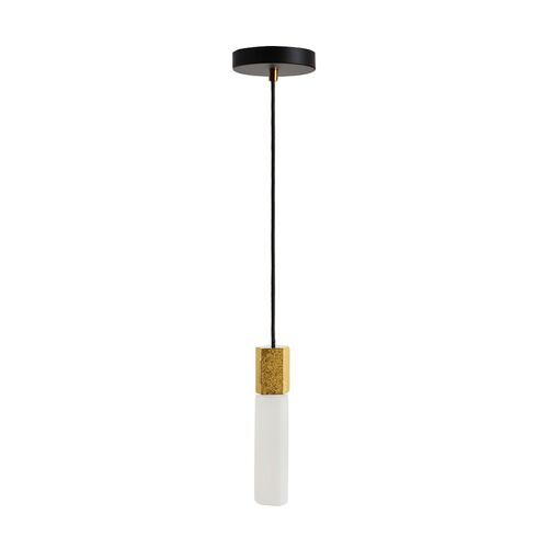 Basalt Single Pendant, Brass 2 Basalt Single Pendant, Brass