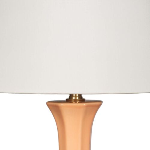 Melea Markell Mesa Ceramic Table Lamp, Peach 3 Melea Markell Mesa Ceramic Table Lamp, Peach