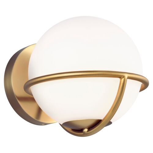 Apollo Sconce, Burnished Brass