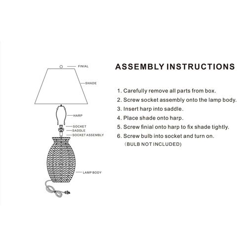 Prism Rattan Table Lamp 5 Prism Rattan Table Lamp