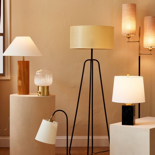 Cora Table Lamp, Black Marble 6 Cora Table Lamp, Black Marble