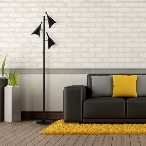 Deen Floor Lamp, Black 5 Deen Floor Lamp, Black