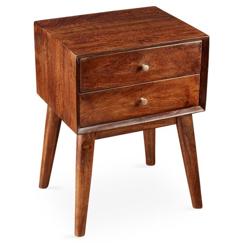 Jackson Nightstand, Pecan 1 Jackson Nightstand, Pecan
