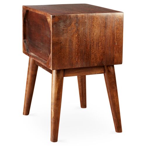 Jackson Nightstand, Pecan 3 Jackson Nightstand, Pecan