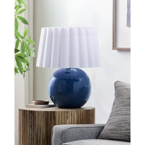Thorian Scalloped Ceramic Table Lamp 2 Thorian Scalloped Ceramic Table Lamp