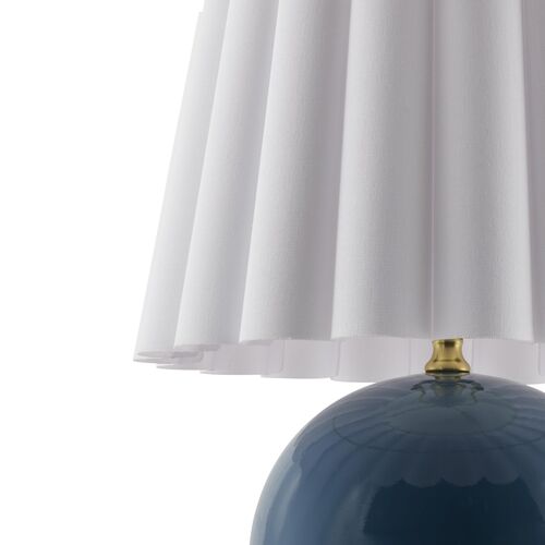Thorian Scalloped Ceramic Table Lamp 5 Thorian Scalloped Ceramic Table Lamp