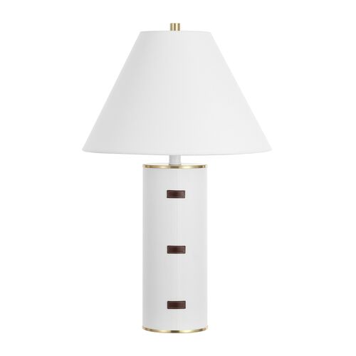 Savere Table Lamp, White/Gold 1 Savere Table Lamp, White/Gold