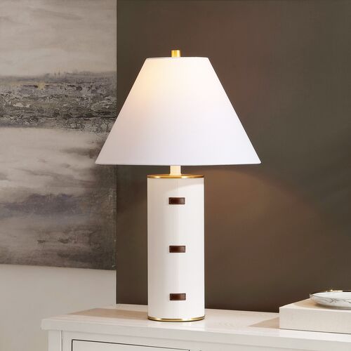 Savere Table Lamp, White/Gold 3 Savere Table Lamp, White/Gold