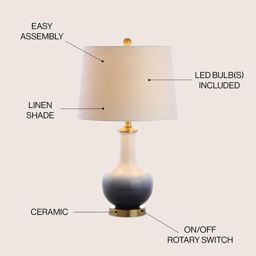 Ilion Ombre Ceramic Table Lamp 6 Ilion Ombre Ceramic Table Lamp