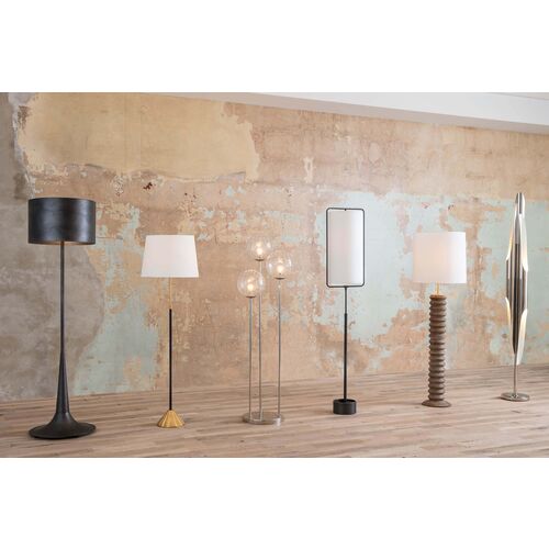 Parasol Floor Lamp, Gold Leaf 4 Parasol Floor Lamp, Gold Leaf