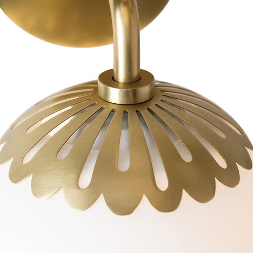 Paisley Single Wall Sconce 4 Paisley Single Wall Sconce