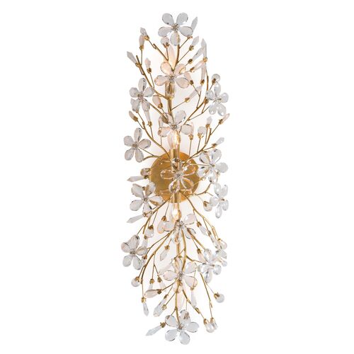 Cheshire Sconce, Gold Leaf 2 Cheshire Sconce, Gold Leaf