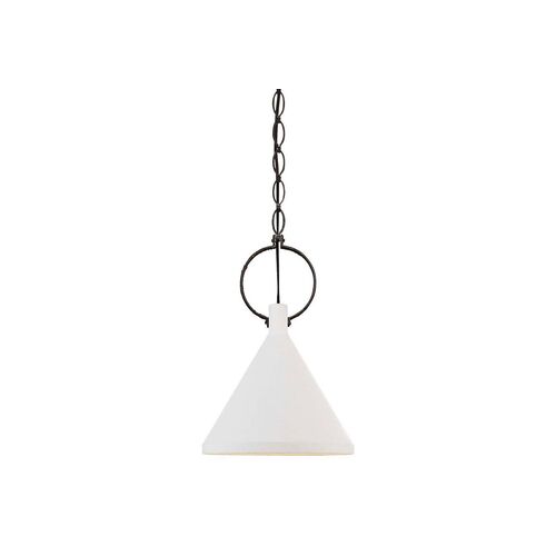 Limoges Medium Pendant, Plaster White 1 Limoges Medium Pendant, Plaster White