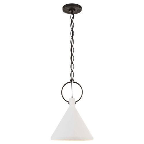 Limoges Medium Pendant, Plaster White 2 Limoges Medium Pendant, Plaster White