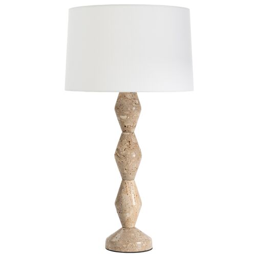 Crew Travertine Buffet Lamp 1 Crew Travertine Buffet Lamp