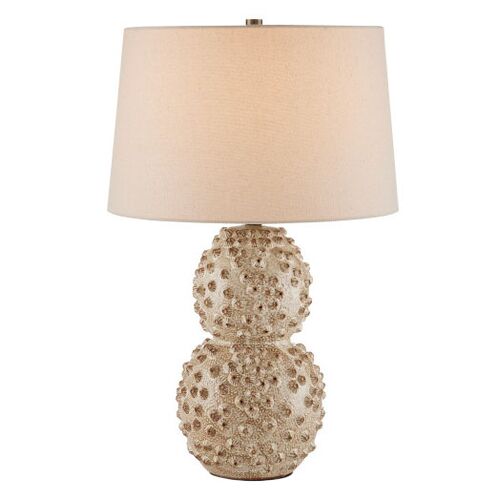 Barnacle Table Lamp, Ivory/Brown 2 Barnacle Table Lamp, Ivory/Brown