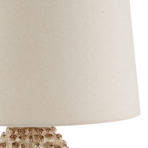Barnacle Table Lamp, Ivory/Brown 4 Barnacle Table Lamp, Ivory/Brown