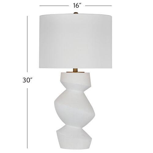 Savannah Table Lamp, Matte White 3 Savannah Table Lamp, Matte White