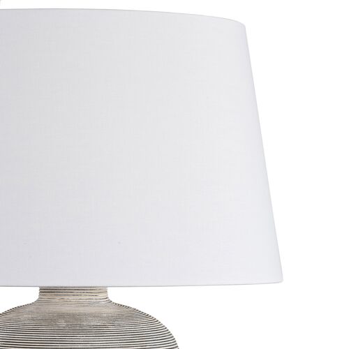 Davian Ceramic Table Lamp, Grey Ombre 4 Davian Ceramic Table Lamp, Grey Ombre
