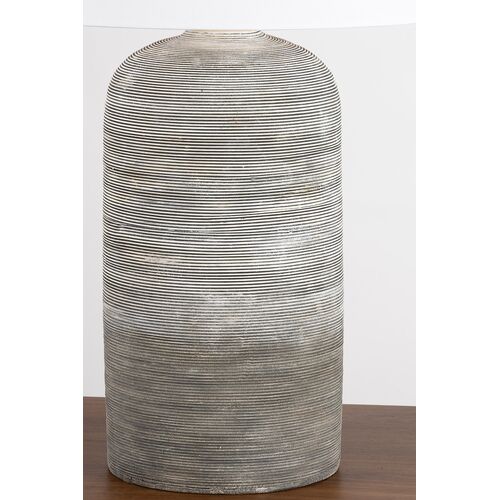 Davian Ceramic Table Lamp, Grey Ombre 5 Davian Ceramic Table Lamp, Grey Ombre