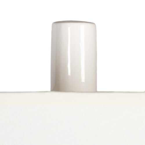 Blanc Dahlia Ceramic Table Lamp, White 3 Blanc Dahlia Ceramic Table Lamp, White