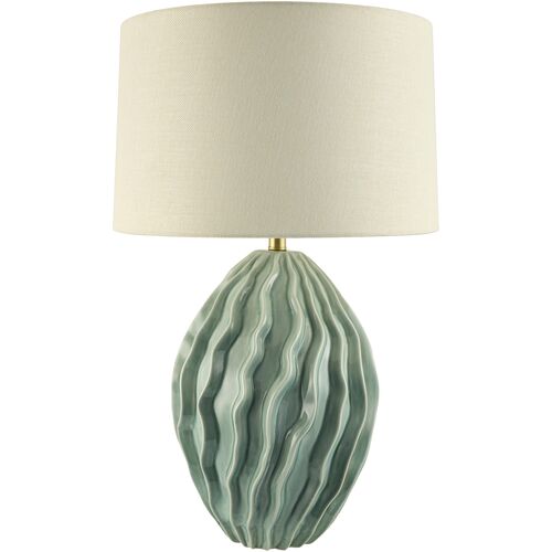 Jessenia Ceramic Table Lamp, Green 1 Jessenia Ceramic Table Lamp, Green