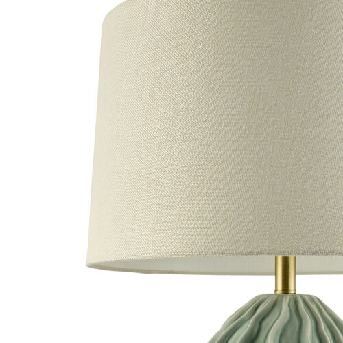 Jessenia Ceramic Table Lamp, Green 5 Jessenia Ceramic Table Lamp, Green