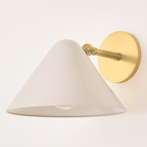Sareth Wall Sconce, True Bronze/Soft Bisque 3 Sareth Wall Sconce, True Bronze/Soft Bisque