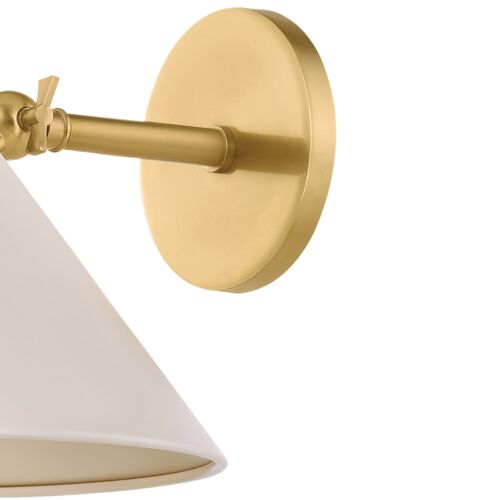 Sareth Wall Sconce, True Bronze/Soft Bisque 7 Sareth Wall Sconce, True Bronze/Soft Bisque