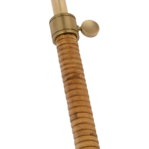 Basden Rattan Wrapped 30" Adjustable Buffet Lamp 2 Basden Rattan Wrapped 30" Adjustable Buffet Lamp