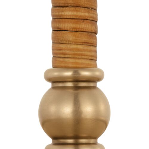 Basden Rattan Wrapped 30" Adjustable Buffet Lamp 3 Basden Rattan Wrapped 30" Adjustable Buffet Lamp