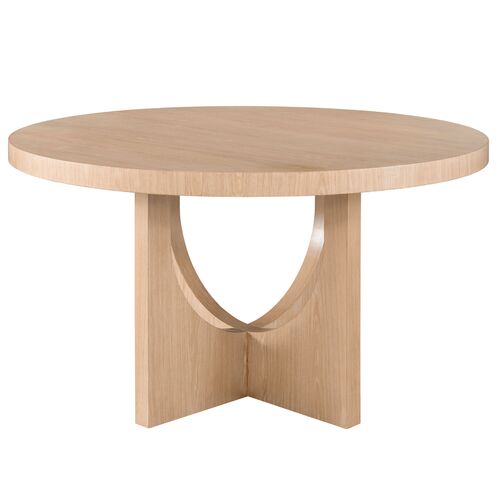Cassie Round Dining Table, Tech Oak