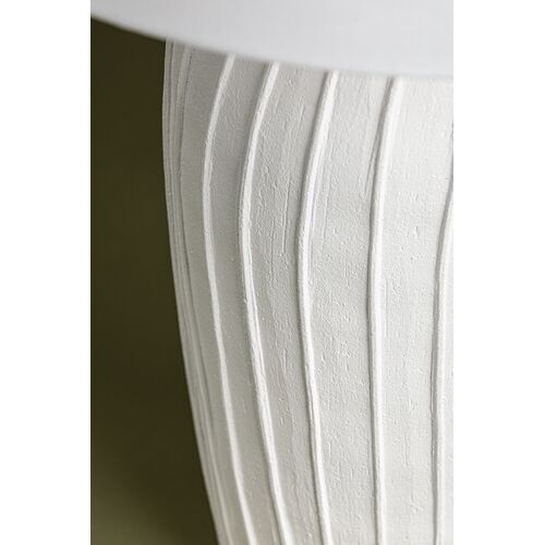 Deacon Ceramic Table Lamp, Chalky White 5 Deacon Ceramic Table Lamp, Chalky White