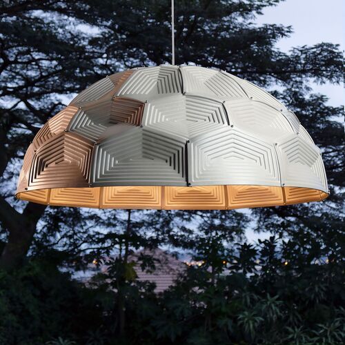 Turtle Embossed Leather Dome Light 13 Turtle Embossed Leather Dome Light