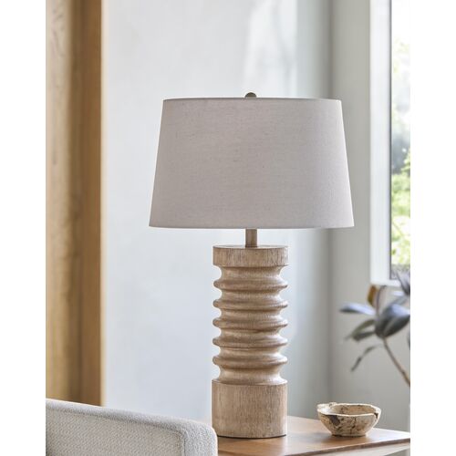 Helix Table Lamp, Natural 2 Helix Table Lamp, Natural