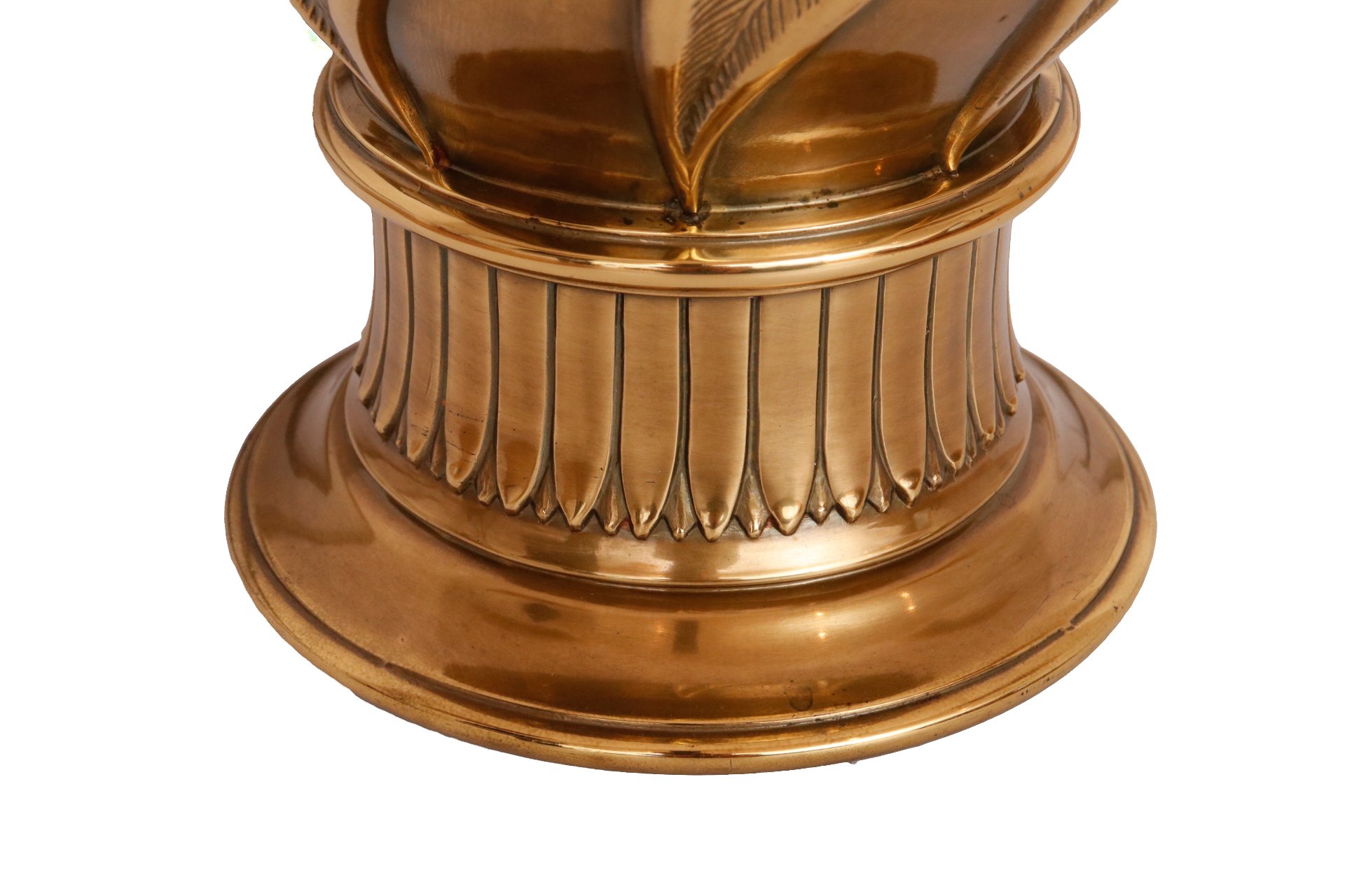Large Regency Brass Table Lamp 5 Large Regency Brass Table Lamp