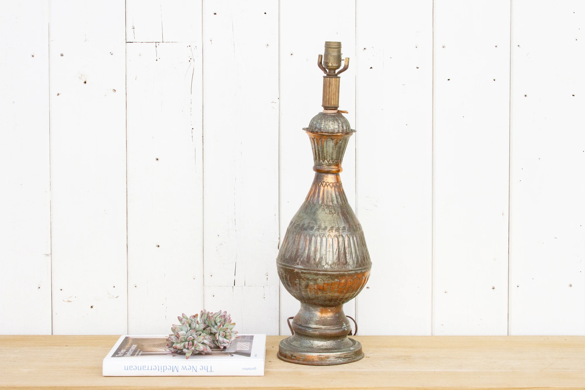 Antique English Copper Lamp 2 Antique English Copper Lamp