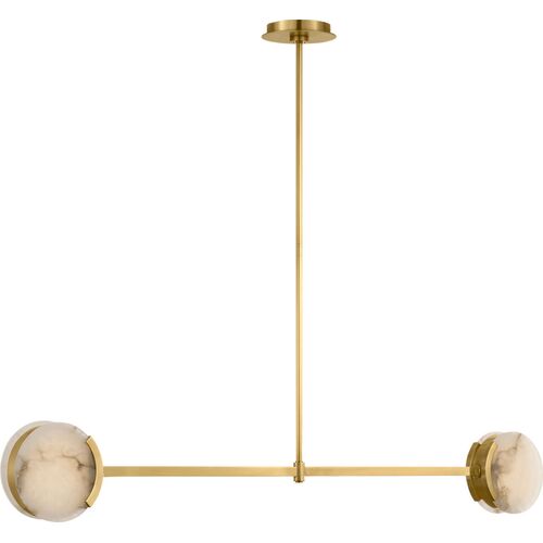 Melange 54" Alabaster Linear Pendant 8 Melange 54" Alabaster Linear Pendant