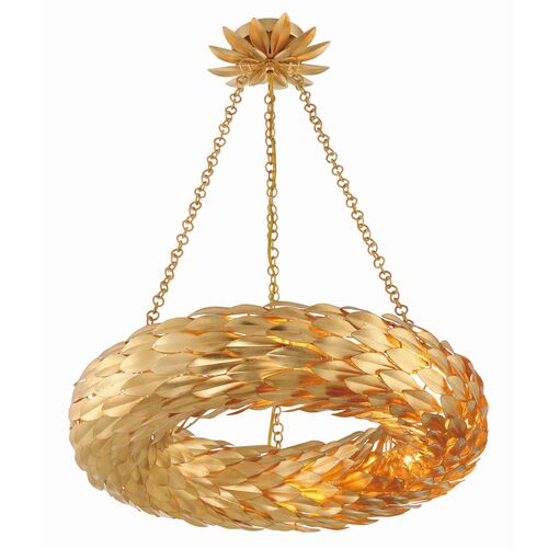 Broche 6 Light Ring Chandelier 1 Broche 6 Light Ring Chandelier