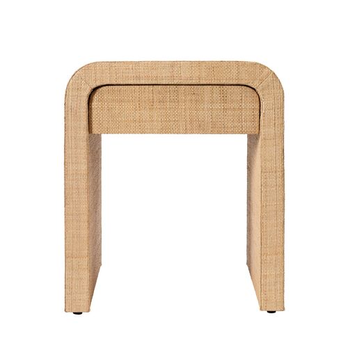 Montecito Raffia Side Table, Natural 6 Montecito Raffia Side Table, Natural